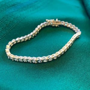 Stunning CZ tennis bracelet